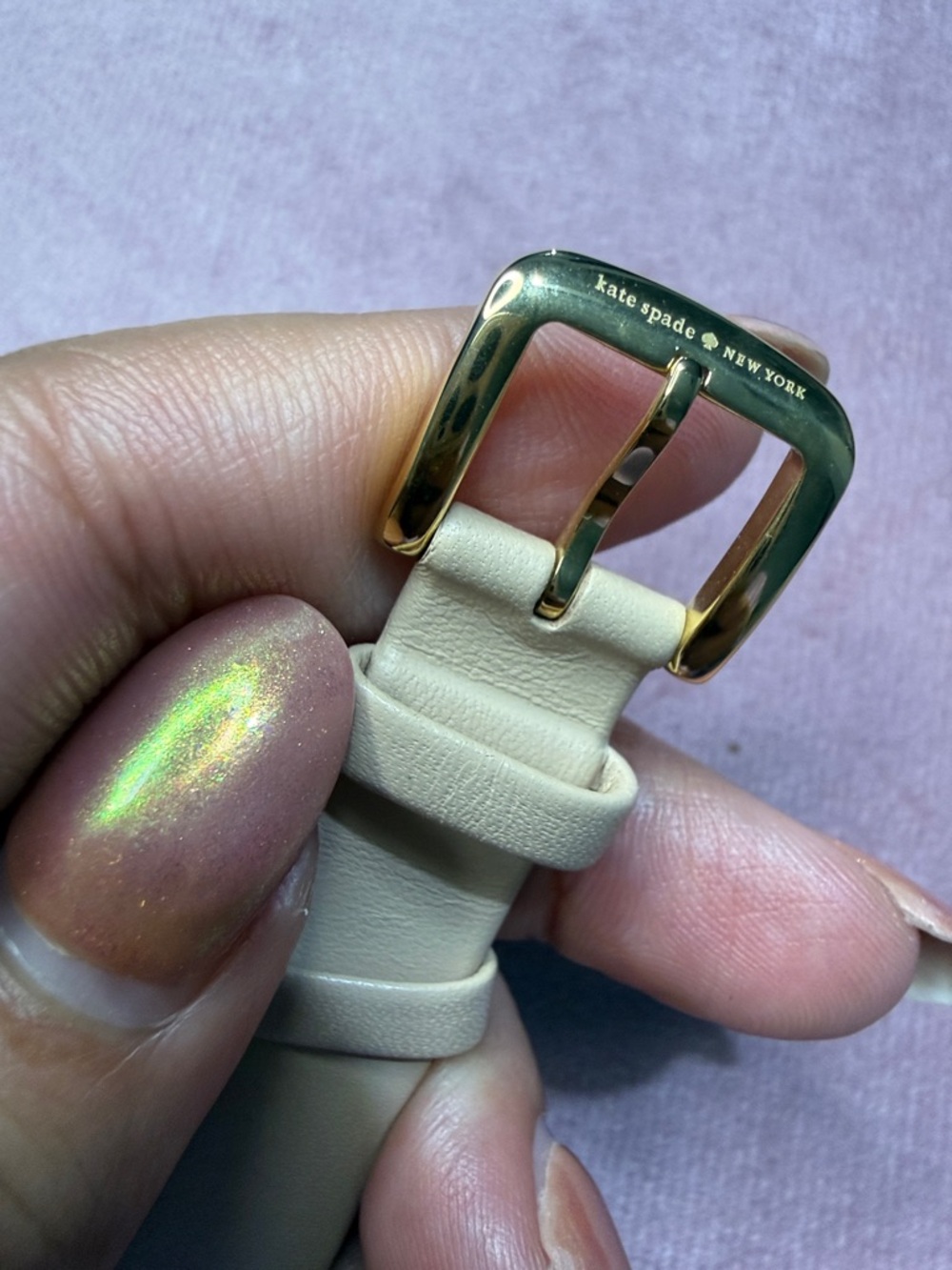 kate spade New York Gold & Beige Leather Watch - Picture 8 of 8